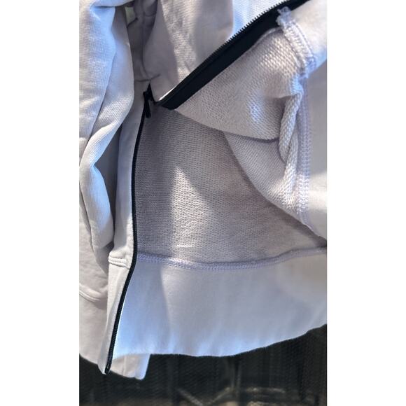 Women’s ON CLOUD Lilac Crew Neck Side zip Sweatshirt Size M *A4 - Picture 4 of 4